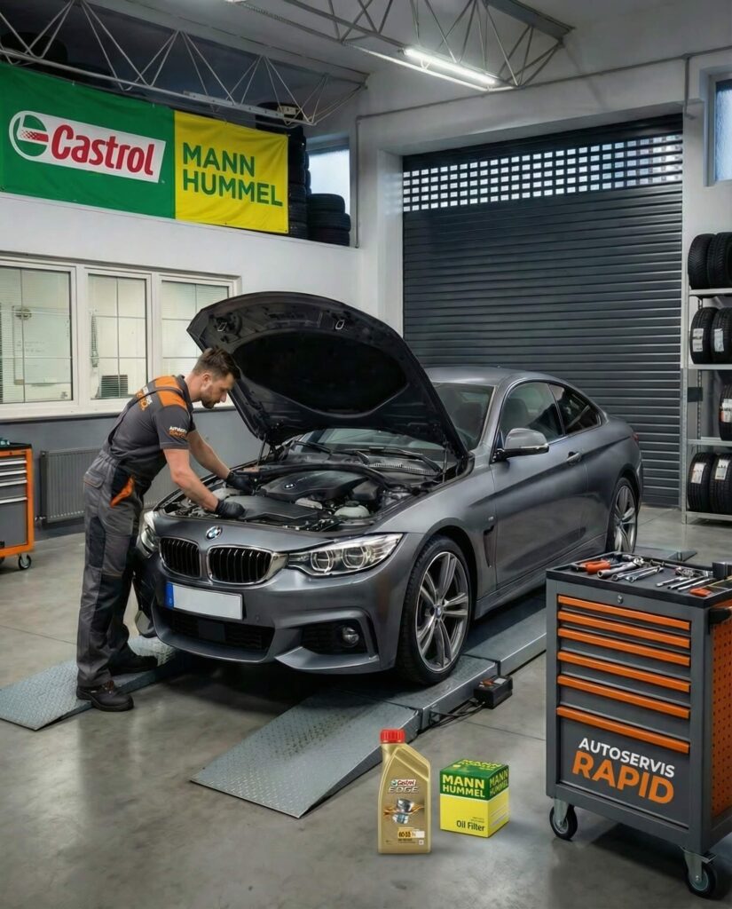 Výmena oleja v Stupave, Autoservis Rapid